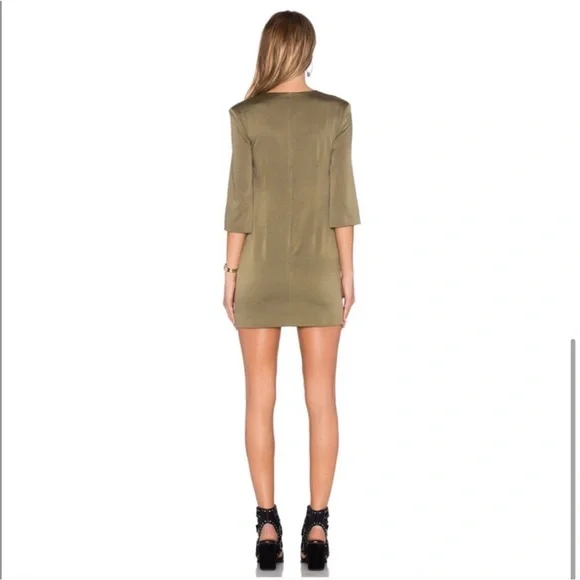 Elliatt Olive Mini Dress - Picture 3 of 6
